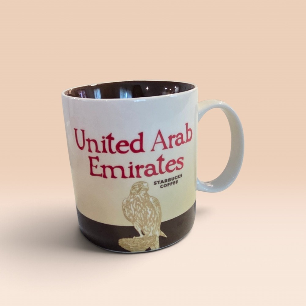 Starbucks United Arab Emirates UAE Global Icon Series Mug 16oz 2013 Falcon Camel